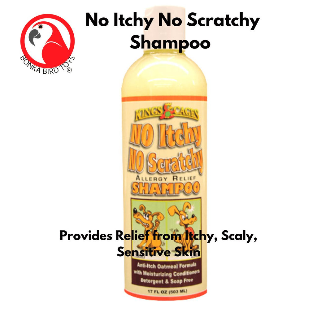 Kings Cages No Itchy, No Scratchy Dog Shampoo 17 Fluid ounces. Made In The USA.