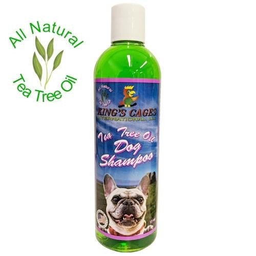 Kings Cages 50020 All Natural Tea Tree Oil Dog Shampoo 17oz - Bonka Bird Toys