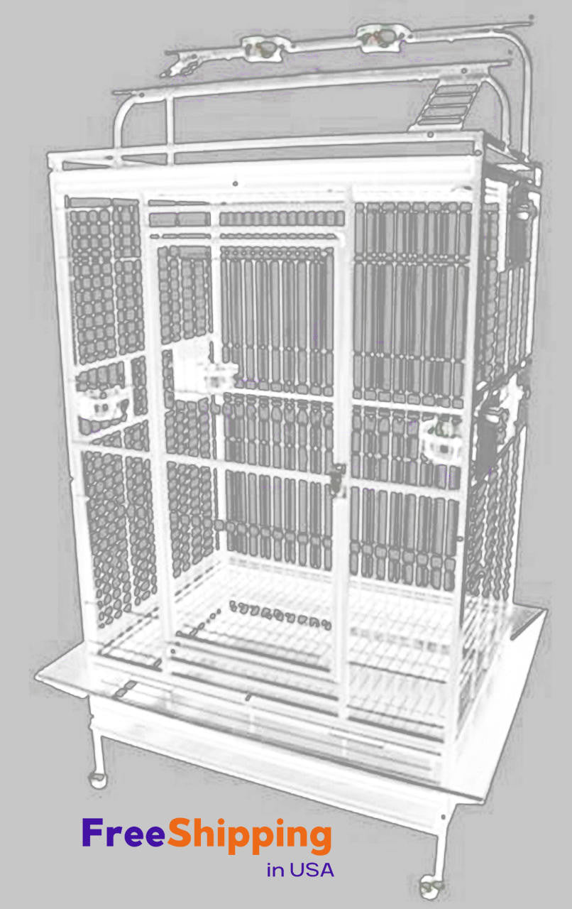 Kings Cages 8003628 Play Pen Bird Cage 36X28X68