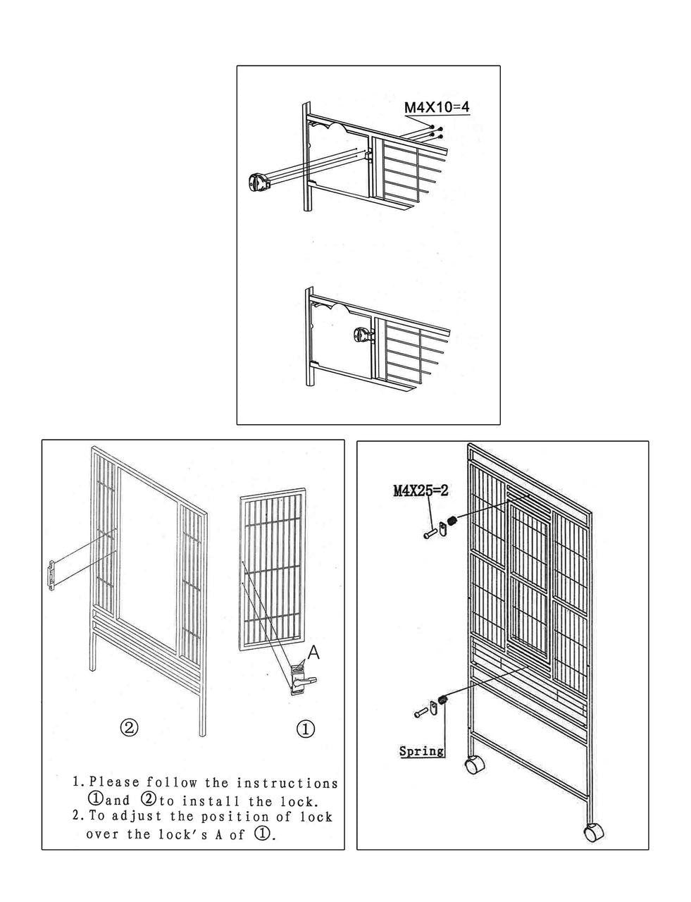 Kings Cages 8004030 Playpen Bird Cage 40X30X72