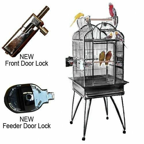 Kings Cages SLT4 2424 Medium Triple Top Bird Cage 24X24X64