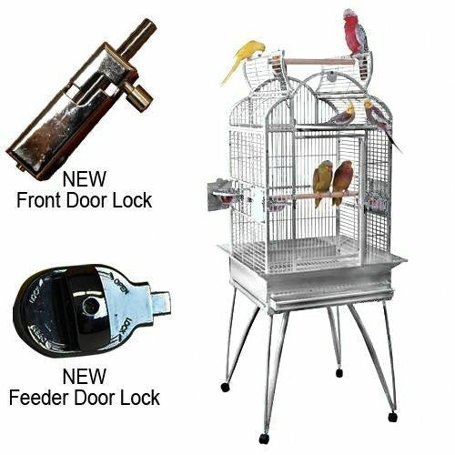 Kings Cages SLT4 2424 Medium Triple Top Bird Cage 24X24X64