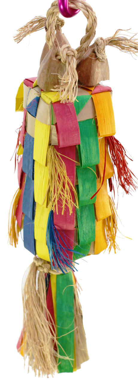 03356 Small Straight Rainbow Pinata - Bonka Bird Toys